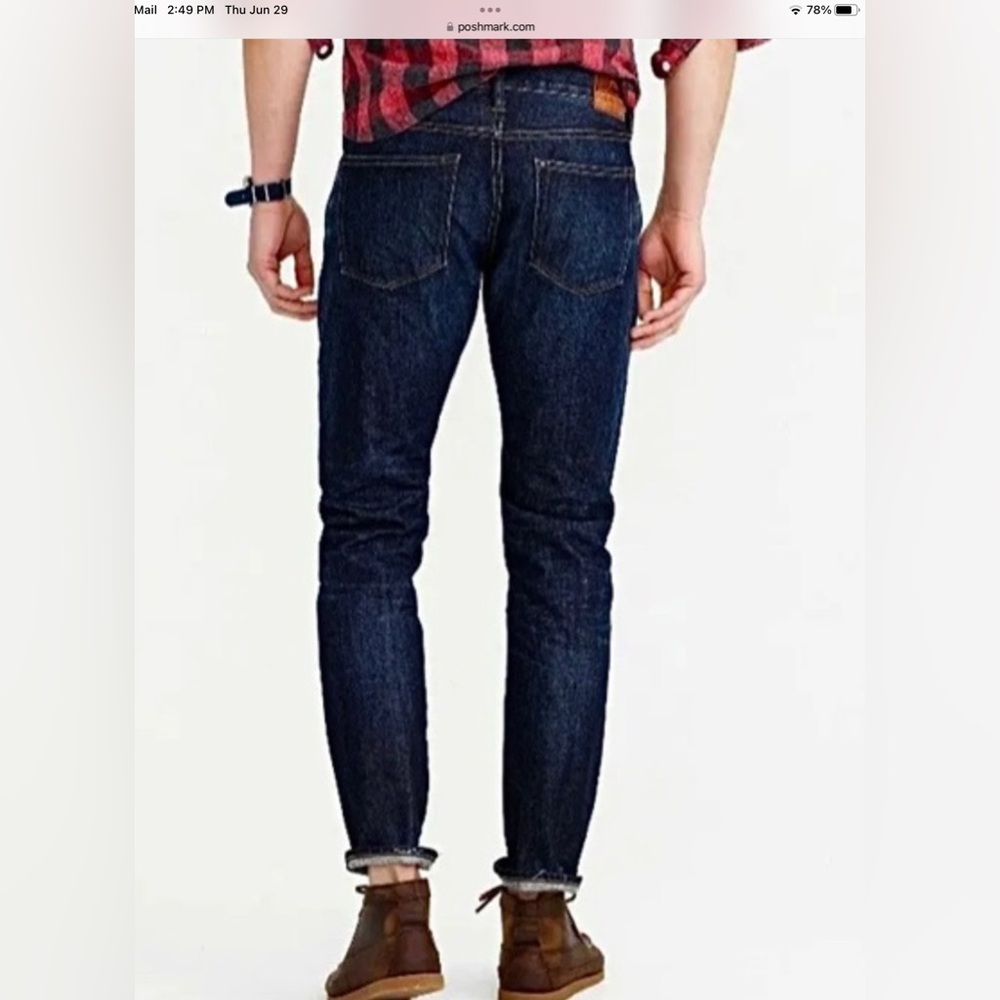 J Crew 770 men’s straight leg jeans. NWOT